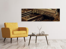 Laden Sie das Bild in den Galerie-Viewer, Leinwandbild Panorama Schwarze Schokolade