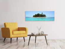 Laden Sie das Bild in den Galerie-Viewer, Leinwandbild Panorama Meine eigene Insel
