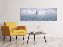 Laden Sie das Bild in den Galerie-Viewer, Leinwandbild Panorama Piratenschiffe