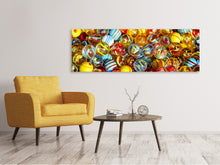 Laden Sie das Bild in den Galerie-Viewer, Leinwandbild Panorama Glaskugeln