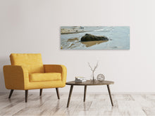 Laden Sie das Bild in den Galerie-Viewer, Leinwandbild Panorama Strand Momente