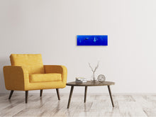 Laden Sie das Bild in den Galerie-Viewer, Leinwandbild Panorama Im Haifischbecken