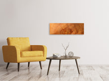 Laden Sie das Bild in den Galerie-Viewer, Leinwandbild Panorama Baumringe