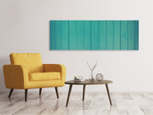 Laden Sie das Bild in den Galerie-Viewer, Leinwandbild Panorama Lackierte Holzpaneele