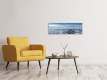 Laden Sie das Bild in den Galerie-Viewer, Leinwandbild Panorama Über den Gipfeln