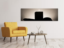 Laden Sie das Bild in den Galerie-Viewer, Leinwandbild Panorama Aroma Kerze