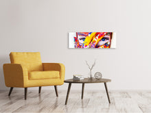 Laden Sie das Bild in den Galerie-Viewer, Leinwandbild Panorama Make up Kunst