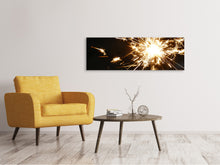Laden Sie das Bild in den Galerie-Viewer, Leinwandbild Panorama Eine Wunderkerze