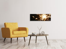 Laden Sie das Bild in den Galerie-Viewer, Leinwandbild Panorama Eine Wunderkerze