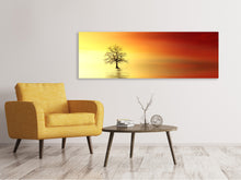 Laden Sie das Bild in den Galerie-Viewer, Leinwandbild Panorama Der Baum im Wasser