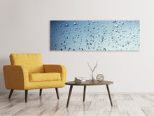 Laden Sie das Bild in den Galerie-Viewer, Leinwandbild Panorama Ein Wand aus Regen