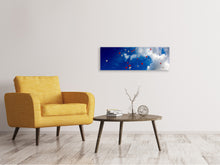 Laden Sie das Bild in den Galerie-Viewer, Leinwandbild Panorama Ein Himmel voller Herzen