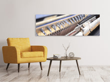 Laden Sie das Bild in den Galerie-Viewer, Leinwandbild Panorama Klaviermechanik