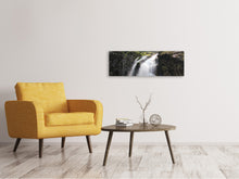 Laden Sie das Bild in den Galerie-Viewer, Leinwandbild Panorama Der Gollinger Wasserfall