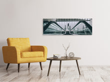 Laden Sie das Bild in den Galerie-Viewer, Leinwandbild Panorama Am Flughafen