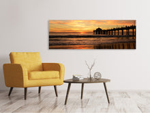Laden Sie das Bild in den Galerie-Viewer, Leinwandbild Panorama Ein Platz am Strand zum Träumen