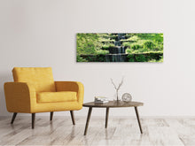 Laden Sie das Bild in den Galerie-Viewer, Leinwandbild Panorama Design Wasserfall