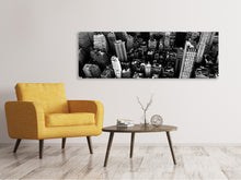 Laden Sie das Bild in den Galerie-Viewer, Leinwandbild Panorama New York von oben