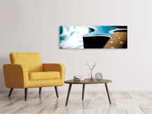 Laden Sie das Bild in den Galerie-Viewer, Leinwandbild Panorama Close up Gitarre