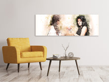 Laden Sie das Bild in den Galerie-Viewer, Leinwandbild Panorama 2 Frauen