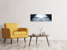 Laden Sie das Bild in den Galerie-Viewer, Leinwandbild Panorama Architektur aus Glas
