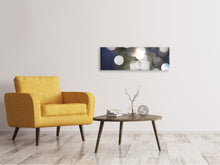 Laden Sie das Bild in den Galerie-Viewer, Leinwandbild Panorama Abstrakte Lichterpunkte