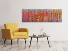 Laden Sie das Bild in den Galerie-Viewer, Leinwandbild Panorama Hinter Glas