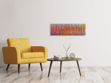 Laden Sie das Bild in den Galerie-Viewer, Leinwandbild Panorama Hinter Glas