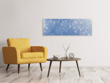 Laden Sie das Bild in den Galerie-Viewer, Leinwandbild Panorama Wasser Textur