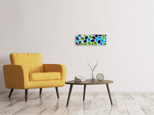 Laden Sie das Bild in den Galerie-Viewer, Leinwandbild Panorama Leuchtende Bonbons