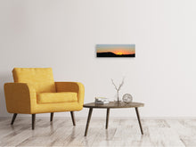 Laden Sie das Bild in den Galerie-Viewer, Leinwandbild Panorama Sonnenuntergang in Afrika