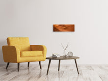 Laden Sie das Bild in den Galerie-Viewer, Leinwandbild Panorama Spuren in der Wüste