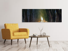 Laden Sie das Bild in den Galerie-Viewer, Leinwandbild Panorama Die Baumallee