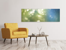 Laden Sie das Bild in den Galerie-Viewer, Leinwandbild Panorama Abstrakte Lichtpunkte