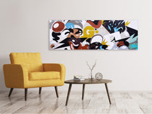 Laden Sie das Bild in den Galerie-Viewer, Leinwandbild Panorama Kunst an der Wand