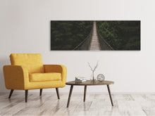 Laden Sie das Bild in den Galerie-Viewer, Leinwandbild Panorama Spannende Brücke