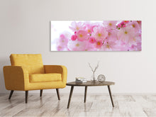 Laden Sie das Bild in den Galerie-Viewer, Leinwandbild Panorama Japanische Kirschblüte XL