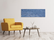 Laden Sie das Bild in den Galerie-Viewer, Leinwandbild Panorama Eis auf dem See