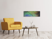 Laden Sie das Bild in den Galerie-Viewer, Leinwandbild Panorama Die Kunst hinter dem Glas