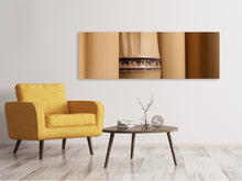 Laden Sie das Bild in den Galerie-Viewer, Leinwandbild Panorama Bambus Close up