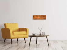 Laden Sie das Bild in den Galerie-Viewer, Leinwandbild Panorama Ziegelsteine
