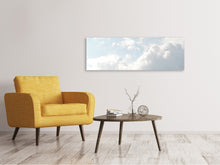 Laden Sie das Bild in den Galerie-Viewer, Leinwandbild Panorama Wolken im Licht