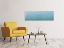 Laden Sie das Bild in den Galerie-Viewer, Leinwandbild Panorama Leichte Regentropfen