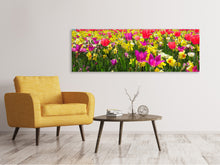 Laden Sie das Bild in den Galerie-Viewer, Leinwandbild Panorama Das Frühlingserwachen