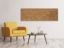Laden Sie das Bild in den Galerie-Viewer, Leinwandbild Panorama Backsteinhintergrund