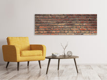 Laden Sie das Bild in den Galerie-Viewer, Leinwandbild Panorama Brick Wall