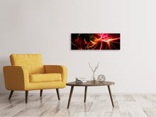 Laden Sie das Bild in den Galerie-Viewer, Leinwandbild Panorama Fraktales Lichtspektakel