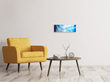 Laden Sie das Bild in den Galerie-Viewer, Leinwandbild Panorama Laser