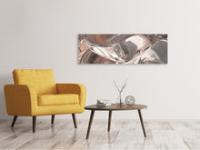 Laden Sie das Bild in den Galerie-Viewer, Leinwandbild Panorama Abstraktes Glasfliessen