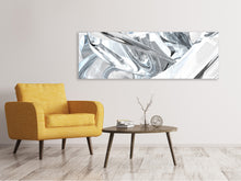 Laden Sie das Bild in den Galerie-Viewer, Leinwandbild Panorama Abstrakte Glasbahnen